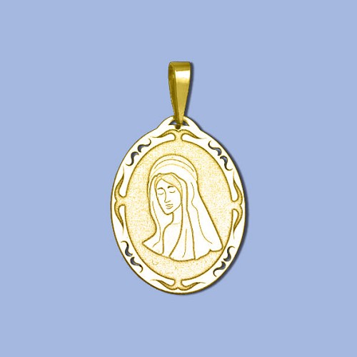 PA0002 au přívěs madonka, 20 x 10mm