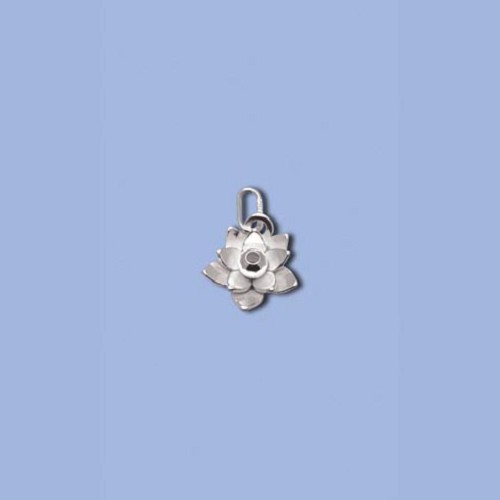 PA0536 ag přívěs kytička s kuličkou, 11 x 10mm