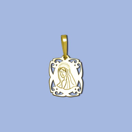 PA0004 au přívěs madonka oboustranná, 16 x 13mm