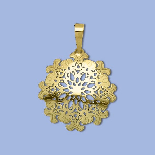 PA0757 au přívěs ornament, 28 x 26mm