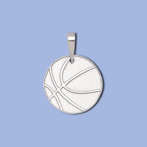 PA0768 ag přívěs basketbalový míč, 20 x 20mm