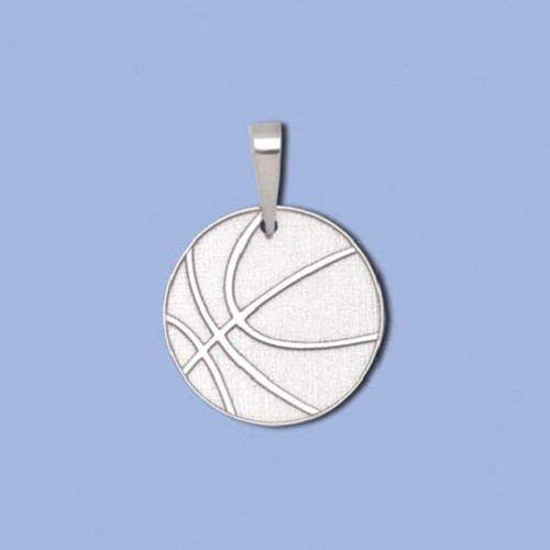 PA0768 ag přívěs basketbalový míč, 20 x 20mm